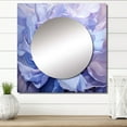 thumbnail image 1 of Designart "Lavender Rose Twist" abstract spirals Square Mirror For Wall Decor - Large Purple Square Printed Wall Mirror Art - Square Modern Mirror - Wall Mounted Square Large Mirror, 1 of 5