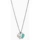 thumbnail image 3 of Double Heart-shaped Enamel Necklace 925 Sterling Silver Charm Jewelry Pink Pendant Sweet Fashion Necklaces For Women, 3 of 3