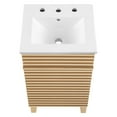 thumbnail image 6 of Modway Render 18" Bathroom Vanity Cabinet in Oak White, 6 of 9
