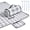 Grey, variant on Outdoor Picnic Blanket, Extra Large, 80''x60'' Waterproof Foldable Blankets Gingham Picnic Mat for Beach, Camping Grass Lawn Park Accessories Cute Couple Ideas Wedding (Red, 80”x60”)