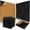 Charcoal Self-Adhesive, variant on 12 Pack Self-Adhesive Acoustic Panels 1 X 12 X 12 Inches - Acoustic Foam - Studio Foam Wedges - High Density Panels - Soundproof Wedges - Charcoal