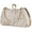 Beige, variant on Kukuzhu Women Evening Bags Chic Pleat Wedding Party Evening Clutch Purse Handbag