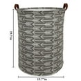 thumbnail image 5 of Howarmer Large Canvas Laundry Hamper, 5 of 6