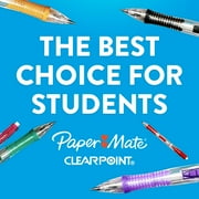 Paper Mate Clear Point Mechanical Pencils, 0.7mm, HB #2, Fashion Barrels, 4 Count