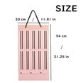 thumbnail image 5 of Hair Bows Holder With Large Capacity Hair Clips Storage Hanger Baby Accessory Display With Sturdy Rope Wall Hanging For Girl Room Nursery Decors Cloth Material 0.2D X 15W X 42H, 5 of 8