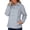 RYE1-Gray, variant on Rain Jackets for Women Lightweight Windbreaker Raincoats Outdoor Hooded Pullover Raincoat for Hiking Travel with Pockets