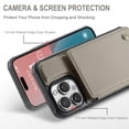 thumbnail image 3 of Funda tipo cartera Vinich para iPhone 16 Pro 6.3 gris, 3 of 9