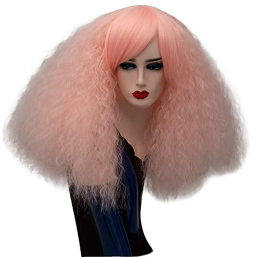 short fluffy curly wig