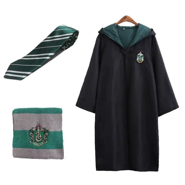 Disfraz De Alfarero Juego de 6 piezas Potter Cosplay Durable Harry Outfits Negro para adulto (125) Likrtyny libre de BPA