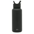 thumbnail image 2 of Simple Modern 32 oz Summit Water Bottle with Straw Lid, Midnight Black, 2 of 7