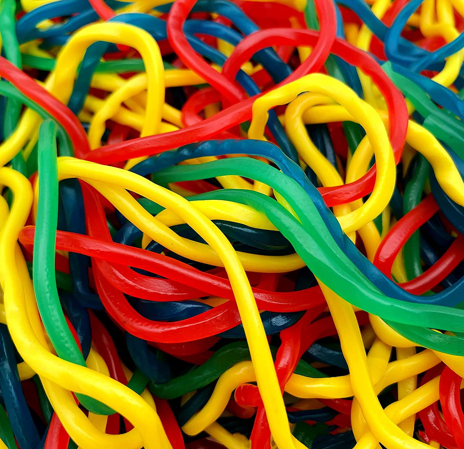 Gustaf's Licorice Rainbow Laces, NONGMO Fruity Candy Strings, Bulk