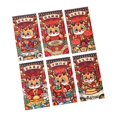 thumbnail image 1 of Rongfmy 6Pcs New Year Red Envelopes Hong Bao for Spring Festival Graduation Birthday Style B, 1 of 9