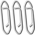 thumbnail image 1 of czcpp-Stainless Lock Snaps Swivel Steel Saltwater Connector Fishing Snap Line High Strength Fishing Clip Power Lure Connector White Nickel, 1 of 4