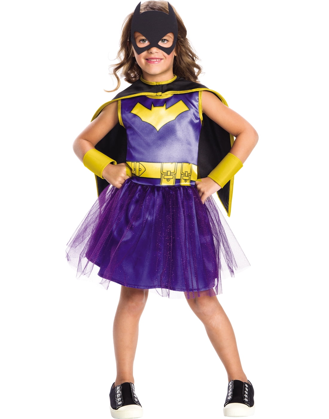 Dc Comics Girls Batgirl Superhero Childs Halloween Costume-S - Walmart.com
