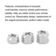 thumbnail image 5 of Crawler Hexagon Bond Climbing Solid Metal de 12 mm Hex Hex Construction Toys 1/10 RC Modelo Accesorios Reemplazo de SCX10 Silver 1 Set Inevent FN001869-01, 5 of 6