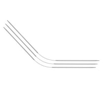 Uxcell 3Pcs Size US 0 (2mm) Double-Pointed Flexible Knitting Needles for Handmade Projects