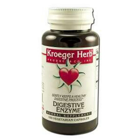 kroeger herb digestive enzyme, 100 count