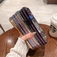 thumbnail image 6 of Magnetic Clear Glitter Case for iPhone 15 Pro, [Compatible with MagSafe] Cute Bling Sparkly Diamond Rhinestone with Camera Lens Protector TPU Bumper Slim Women Girls Case Cover, Darkpurple, 6 of 7
