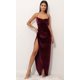 thumbnail image 2 of Vestido de mujer de primavera y verano sexy con tirantes de terciopelo sin mangas, 2 of 6