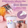 thumbnail image 4 of 32000Pcs Resin Rhinestones for Bedazzling with3pc B7000 Glue 40 color, 3mm Multicolor Flatback Gems for Diamond Art, DIY Crafts, Clothing, Tumblers, Shoes, Makeup & Nail Art Decoration, 4 of 7