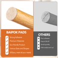 thumbnail image 2 of BAIPOK Protectores para muebles de fieltro beige autoadhesivos, 300 piezas, 2 of 6