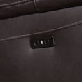 thumbnail image 2 of Steve Silver Alexandria 6-Piece Dual-Power Leather Reclining Sectiona, Chocolate, 2 of 7