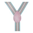thumbnail image 3 of CTM Striped Trans Pride Bow Tie and Suspender Set, 3 of 5