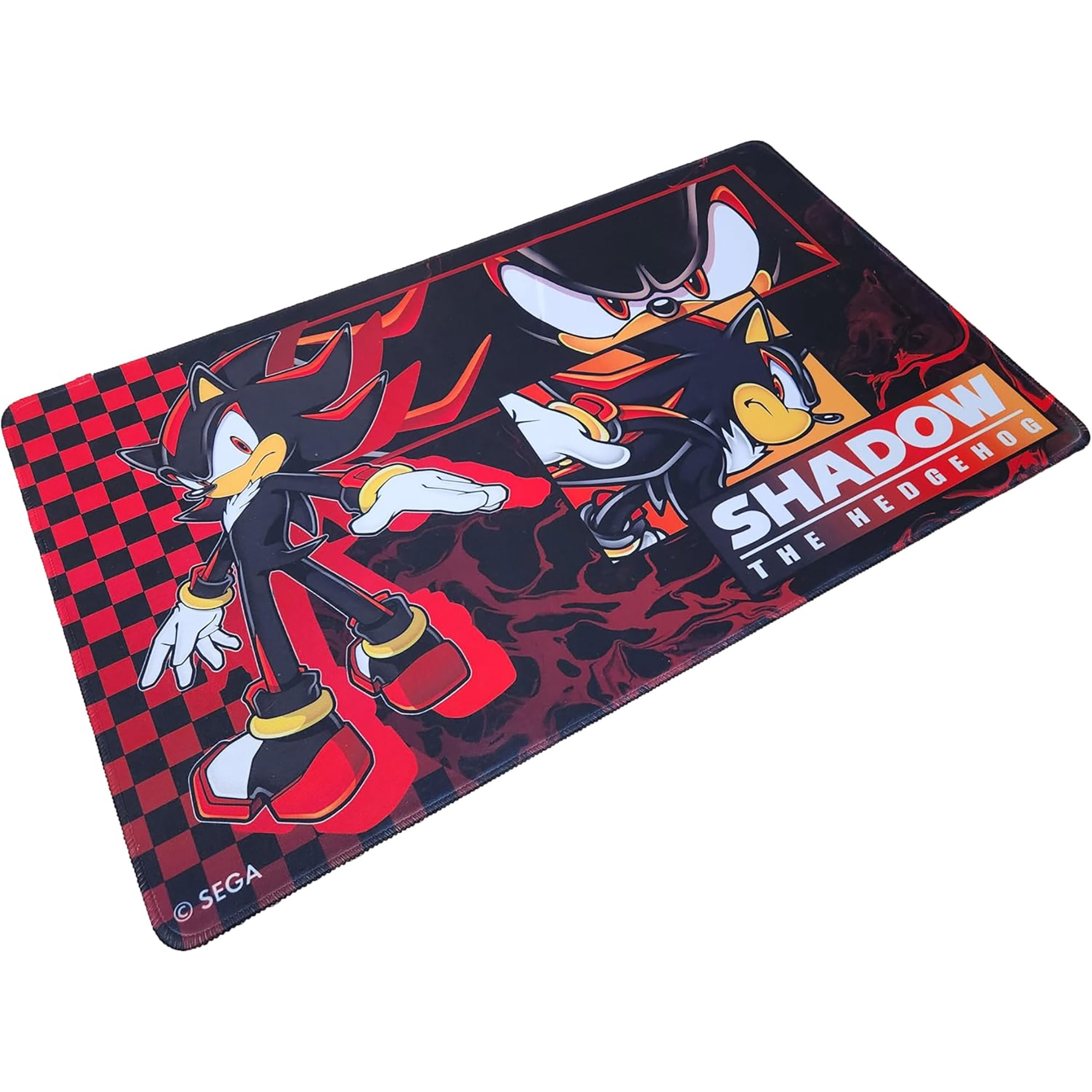 KESS: Sonic: Playmat - Modern Shadow - 23.75 x 13.5" Neoprene, Non-Slip, Tabletop Accessory, Comfort-Protection, Card-Board-Dice-RPG Games, Mouse Pad