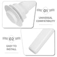 thumbnail image 2 of 1 Set Cooler Drain Plug Accessory: Cooler Plug Replacement Parts For Kitchen Refrigerators Drainage Outlet Assembly Supplies Upper Nut, 2 of 3