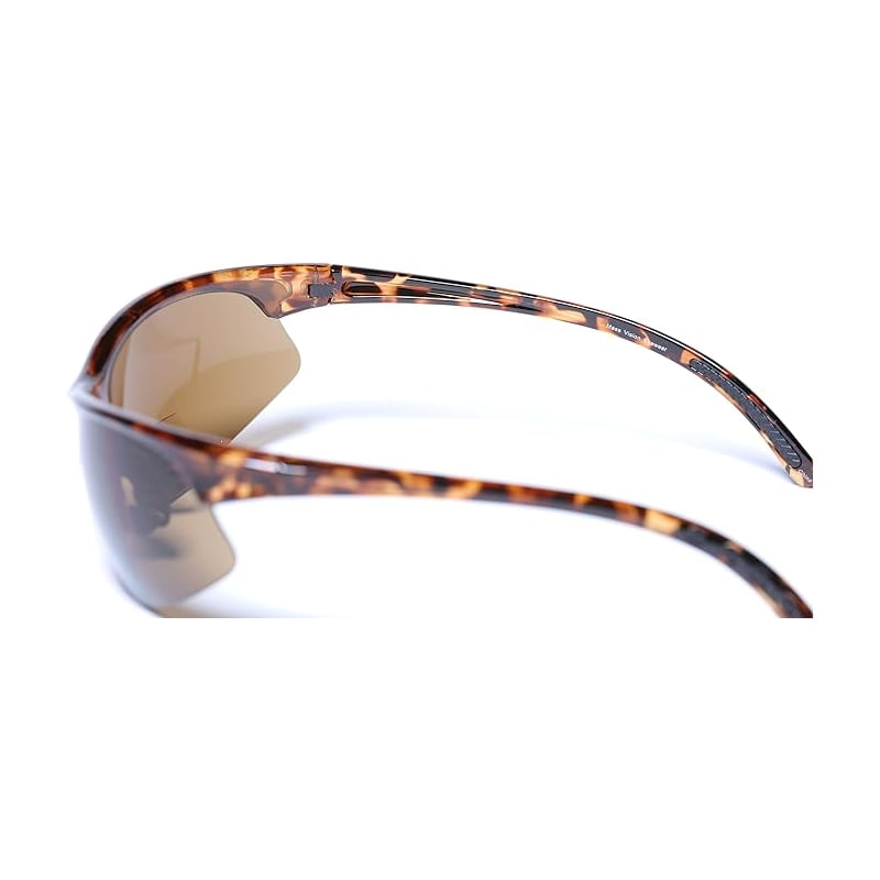 "The Allstars" 3 Pair Assortment of Bifocal Sport Wrap Reading Sunglasses for Men and Women - Brown/Red - 2.50