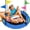 48 Inch, variant on Tree Swing, Saucer Flying Swing 24 Inch for Kids, 900lbs Weight Capacity, with Adjustable Hanging Straps, for Backyard and Outdoor Playground, Gifts for Kids, Blue