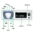 thumbnail image 2 of Pyle PLMRKT36WT 5.25 Inch Bluetooth Marine Stereo Receiver & Speaker Kit, White, 2 of 8