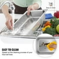 thumbnail image 6 of 4-Pack Stainless Steel Steam Table Pans, 13L Deep Hotel Pans (20.9 x 12.8 x 3.9 Inch) - Full Size Food Container, Oven & Steam Table Safe, 6 of 11