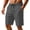 Dark Gray, variant on LWavelet Men's Athletic Gym Shorts, Wide Leg Pleated Baggy Sweat Shorts with Side Pockets for Running Workout Basketball Yoga Casual