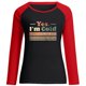 thumbnail image 4 of Pntutb Mujeres Primavera Patchwork Letra Impreso Manga Larga Cuello Redondo Casual Tee tops Pntutb Pntutb-5900, 4 of 6