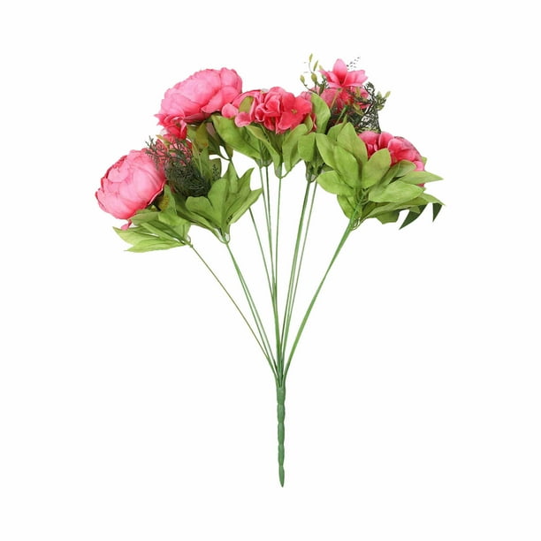 1pc Fake Flowers Vintage Artificial Peony Silk Flowers Wedding Home Decoration Walmart Com Walmart Com