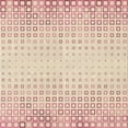 thumbnail image 1 of Ahgly Company Machine Washable Indoor Square Transitional Sunrise Orange Area Rugs, 6' Square, 1 of 7