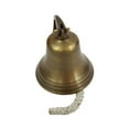 thumbnail image 1 of INDIA OVERSEAS TRADING CORP AL 1845B Antique Bronze Aluminum Ship Bell with Rope, 7", 1 of 3