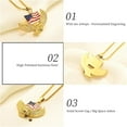 thumbnail image 6 of The Stars and the Stripes Eagle Urn Necklace for Ashes Animal Cremation Jewelry for Men Women Stainless Steel Memorial Urn Necklace Keepsake Jewelry of Loved Ones, 6 of 6