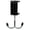 Black, variant on Iron Desk Hanger Hooks, Loetky Under Headset Stand For Office, Computer Desk, On Under Desk Backpack Hook With Adjustable Arm Clamp, 2*Table Hooks, 9*3Cm