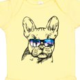 thumbnail image 4 of Inktastic French Bulldog Portrait with Sunglasses Boys or Girls Baby Bodysuit, 4 of 5