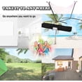 thumbnail image 5 of CL.HPAHKL Double Hammock with Space Saving Steel Stand for Indoor Outdoor, Heavy Duty 350lb Capacity Portable Hammocks with Carrying Bag for Garden Yard Patio Lawn, Blue, 5 of 7
