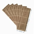 thumbnail image 3 of Craftsworth 100% Cotton Kitchen Towel, 15x26-Pack of 6, Window pane Tan Solid, 3 of 6