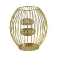 thumbnail image 3 of Rongfmy Coffee Pod Holder Multipurpose Coffee Capsule Container for Kitchen Cafe Bar Golden M, 3 of 9
