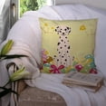 thumbnail image 3 of Easter Eggs Design Dog Art Fabric Decorative Pillow, 3 of 4