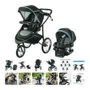 Bebelelo Graco Modes Jogger 2.0 Travel System Stroller with Car Seat, Palermo