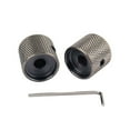 thumbnail image 5 of FOLOYORI 2Pcs Guitar Volume Control Knobs Brown Round For Music Practice, 5 of 8