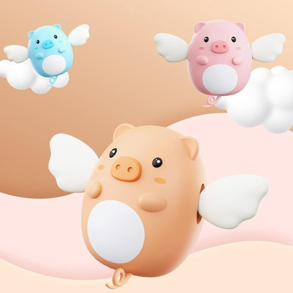 Cute Fly Pig Perfume Outlet Clip Creative Car Aromatherapy Vent Clip Cute Car Perfume Clip Aroma Diffuser Decor for Car Aroma Diffuser Decoration，Car Air Fresheners Scents(Orange)