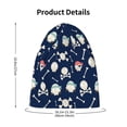thumbnail image 4 of Sikiie Pirate Skulls 1 Toddler Beanie Kids Beanie Hat Warm Winter Hats for Boys Girls Knit Cap, 4 of 7