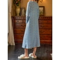 thumbnail image 2 of Avidlove Long Nightgown for Women Long Sleeve Nightshirt Full Length Sleepwear Soft Loungewear S-4XL, 2 of 7